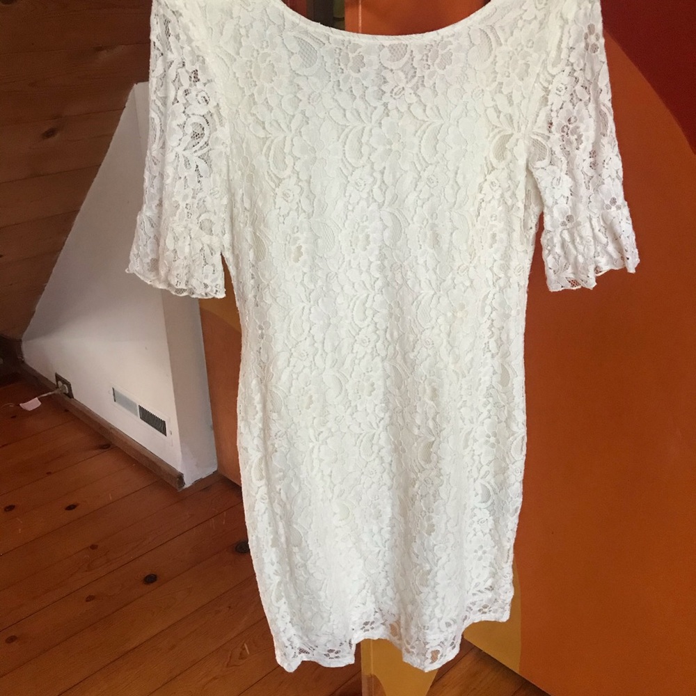 Tulle lace sheath dress size Large